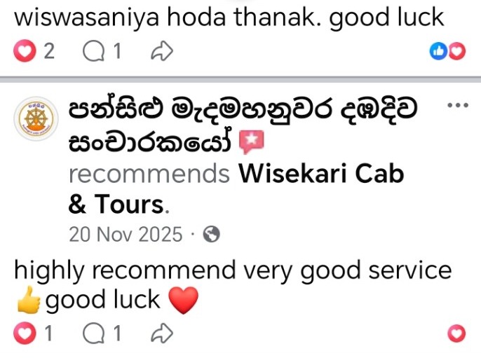 Wisekari Cab & Tours customer review 4