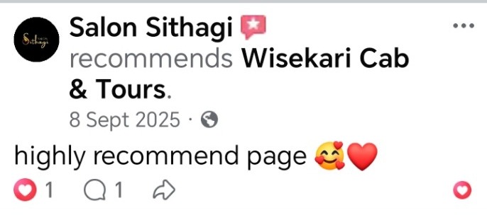 Wisekari Cab & Tours customer review 9