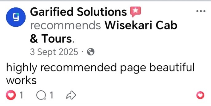 Wisekari Cab & Tours customer review 12