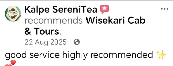 Wisekari Cab & Tours customer review 18