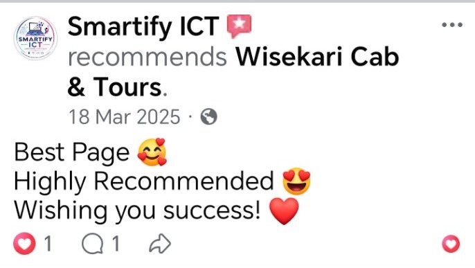 Wisekari Cab & Tours customer review 32